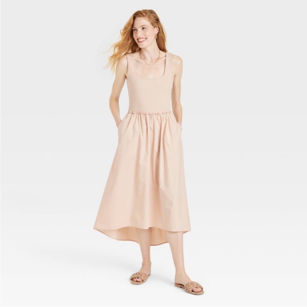 Taupe ballet dress
